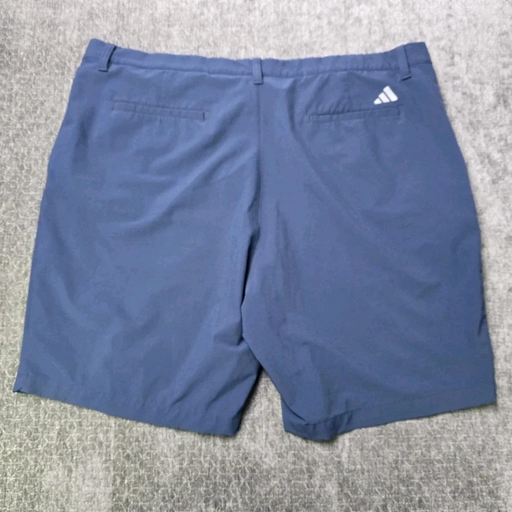 Adidas Golf Shorts Mens 40 Navy Blue Performance Stretch 8